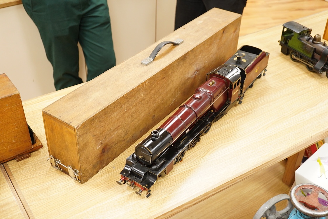 A Gauge One live steam BR Princess Royal class 4-6-0 tender locomotive, Princess Anne 46202, with spirit fired ‘Project’ type boiler with two working cylinders, the frames, wheels and Walshaerts valve gear originally bui